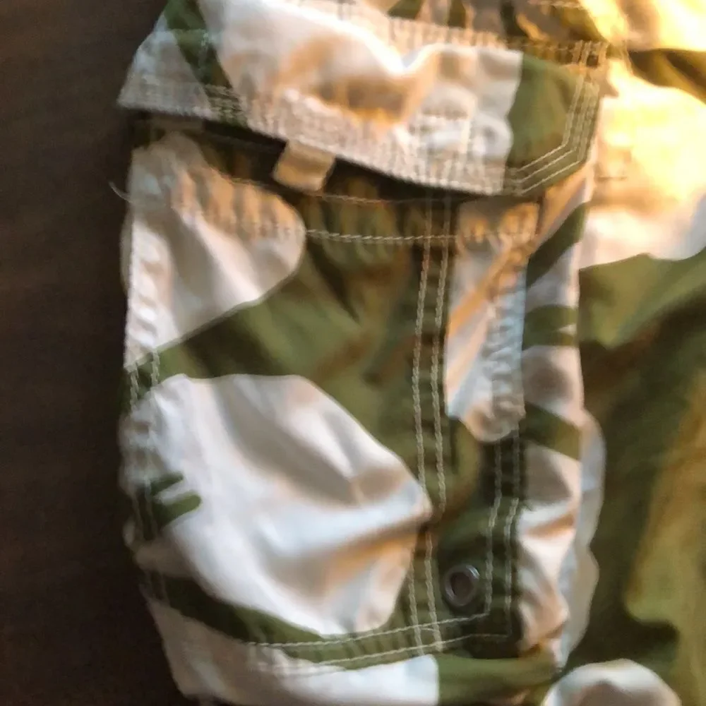 Hollister size large cargo swimming trunks great condition